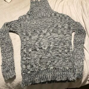 Gray turtleneck